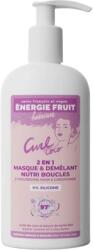 Energie Fruit Masca balsam 2 in 1 pentru par ondulat sau cret cu Ulei de cocos organic si Unt de shea, 300ml, Energie Fruit