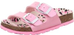 Superfit lányka parafa papucs FOOTBAD Pink/Multicolored 1-800111-5550 | egészségügyi papucs boltozati támasztékkal | iskolai és otthoni cipő anatómiai talpbetéttel - 29 méret