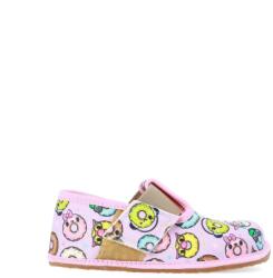 Pegres Mezítlábas lány papucs Pegres, BF01 Donut, rózsaszín - 27 méret