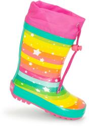 Pidilidi lány gumicsizma - szivárványos mintás, Pidilidi, PL0051-01, lány - 27 méret