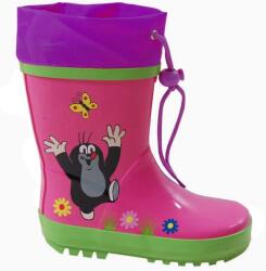 Pidilidi Gyermek csizma anyajeggyel, Pidilidi, PL0017-03, rózsaszínű - 24 méret