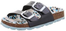 Superfit fiú korkos papucs FOOTBAD Black/Multicolored 1-800111-0070 | egészségügyi papucs boltozati támasztékkal | iskolai és otthoni viselet anatómiai talpbetéttel - 32 méret