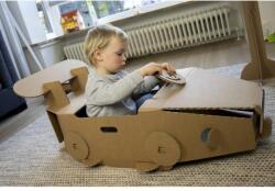 Kartent Színezhető karton játék - PanDani karton versenyautója