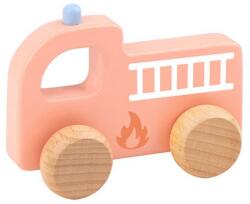 Tooky Toys Színes fa tűzoltóautó - Tooky Toys