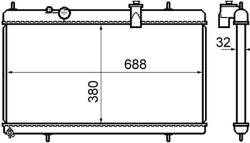 MAHLE Radiator, racire motor MAHLE BEHR CR 801 000S (CR 801 000S)
