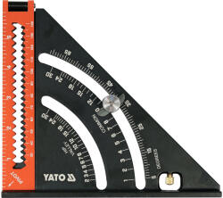 TOYA Talpas derékszög vonalzó 290 x 185 mm alumínium (YT-70783) - szucsivill