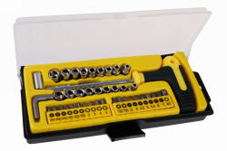 Bithegy és dugókulcs készlet 41 részes 1/4" mágneses CrV (18916F) - szucsivill