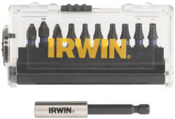  IRWIN Impact Pro Bithegy készlet 10 részes 25 mm (3 x PZ2, 4 x T20, 3 x T25) + bithegy-tartó (IW6062504)