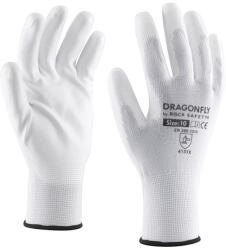  DRAGONFLY/07 Mártott szerelőkesztyű FEHÉR páronként csomagolva (9-200107) - szucsivill