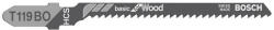 Bosch Dekopírfűrészlap fához T 119 BO 83/2, 0 mm HCS (3 db) (2608637788) - szucsivill