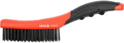  YATO Drótkefe 4 soros hajlított műanyag nyéllel (YT-6332) - szucsivill