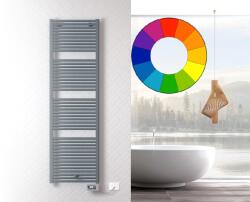 Cordivari Elektromos radiátor - Cordivari Claudia Electric 400x763 szürke design törölközőszárító 400 W fűtőbetéttel (COR_CLAUDIAE_400x763_RADIATOR)