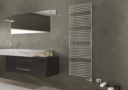 Cordivari Elektromos radiátor - Cordivari Leila Electric 500x1150 rozsdamentes acél design törölközőszárító 300 W fűtőbetéttel (COR_LEILAE_500x1150_RADIATOR)