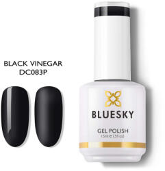 Bluesky DC083P Black Vinegar mély fekete sheer fényes géllakk
