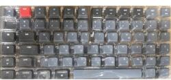 Keychron Low Profile ABS Keycap Full Keycap Set - Black and Grey Version B - HU-ISO JM-244 (JM-244)