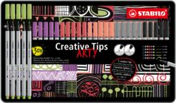 STABILO Kreatív készlet STABILO Creative Tips PASTEL (6 különböző színben) 30 db-os szett dobozban