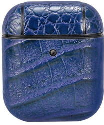 TERRATEC Casti Terratec Husa AirPods AirBox Crocodile Pattern Blue (306841)