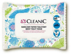 Cleanic Nedves toalettpapír 2 féle minta 60db új