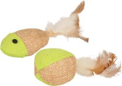 Flamingo Labda és hal tollal 10 cm