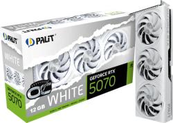 Palit GeForce RTX 5070 White OC 12GB GDDR7 192bit (NE75070U19K9-GB2050W) Videokártya