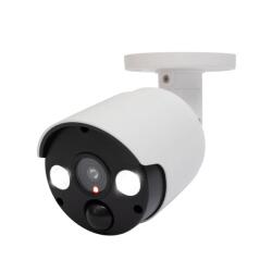 Somogyi Elektronic HSK 140 kültéri álkamera lámpával, élethű megjelenés, piros fény, dupla LED lámpa mozgás- és fényérzékelővel, elemes tápellátás (HSK 140) - fishingoutlet