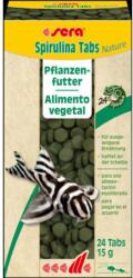 Sera Nature Spirulina (süllyedő) - tablettás táplálék édes- és tengervizi díszhalak számára (15g/24 db tabletta)