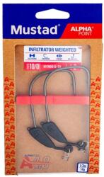 Mustad Infiltrator Weighted, 6/0, 10g 2db/csomag (m4343600)