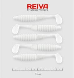 Reiva Zander Power Shad 8cm 5db/cs /Fehér/ (9901-801)