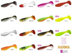 DELPHIN Gumihal Delphin KARMA UVs / 5db - 8cm/BERRY (101003837)