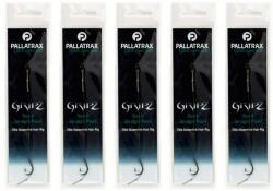 Pallatrax Gripz Straight Point Hair Rigs Size 8 15lb Steamlink (pxps1268)