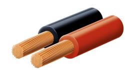USE SAL KLS 1, 5 hangszóróvezeték, piros-fekete, 2 x 1, 5 mm2, 0, 15 mm elemi szál, 100 m/ tekercs 1 db-os kiszerelés! (KLS 1,5)