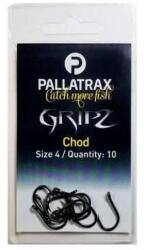 Pallatrax Gripz Chod Hooks (10) Size 6 (pxps1276)