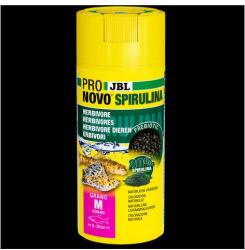 JBL ProNovo Spirulina Grano "M" - Spirulina tápgranulátum M-es méretben minden 8-20 cm-es akváriumi halhoz (250ml/125g) CLICK