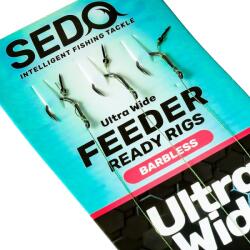SEDO Ultra Wide Barbless Feeder - Előkötött Szakáll Nélküli Feeder Előke (6782)