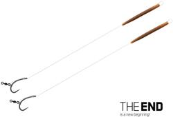 Delphin THE END D-Rig kötött horog / 2db - 20 cm / 17lbs / #6 (101001460)