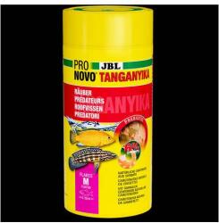 JBL ProNovo Tanganyika Flakes "M" - 8-20 cm-es akváriumi alaptáppehely ragadozó sügéreknek (1000ml/170g)