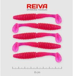 Reiva Zander Power Shad 8cm 5db/cs /Pink-Flitter/ (9901-805)