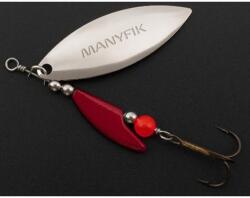 Manyfik Mobby V Vs05-2 3 g Silver-Red körforgó villantó (MA-VS05-2)