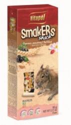 Vitapol Smakers rúd (gyümölcs, mogyoró, rózsa) - prémium duplarúd - degu részére (90g)