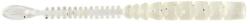 Mustad Aji Beaver Tail 2.5'' White Luminous 12db/csomag (m8055007)