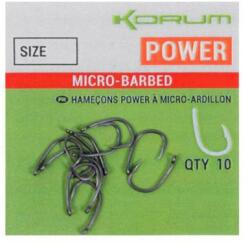 Korum Power Micro Barbed 10-es
