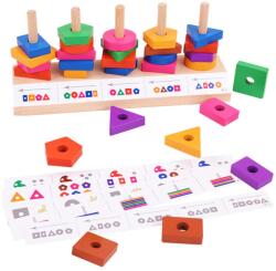 Leziter Formaválogató Montessori fajáték (BTE-21) - fishingoutlet