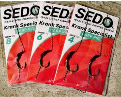 SEDO Krank Specialist Carp Rig Size 4 - előkötött horog