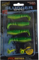 Rapture Slugger Shad Set 55 lime Yellow 4+2 db/csg, műcsali szett (188-03-300)