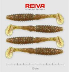 Reiva Zander Power Shad 10cm 4db/cs /Barna-Flitter/ (9901-104)