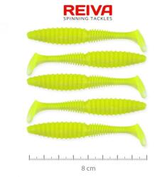 Reiva Zander Power Shad 8cm 5db/cs (Fluo Zöld)