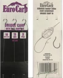 EuroCarp Előkötött feeder előke csaliszigonnyal Unique Carp-6; 10 cm; 15 lbs (EC-STP046)