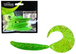 Wizard Harpex Twist Green 9cm 5pcs/bag (86957120) - fishingoutlet