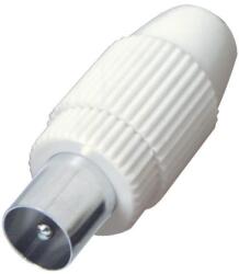 USE Home FS 18 koax dugó, fém + műanyag, erősített, csavarozható, egyenes kivitel 1 db-os kiszerelés! (FS 18)