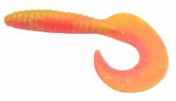Rapture Fun Tail Grub 6.5cm red flame yellow plasztik csali (188-00-762)